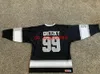 Goedkope Custom Vintage Koningen Gretzky Jersey Zwarte Stitch Voeg electionele nummernaam toe Mannen Kid Hockey Jerseys XS-5XL