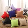 pillow case pure color polyester white pillow cover cushion covers decor blank christmas decors gift 45 45cm