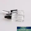 3ml quadrado limpo vidro pulverizador de vidro frascos atomizadores cosméticos frasco recipiente de frasco portátil frascos de pacote perfume recarregável