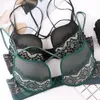 Fashion Lace Bras For Small Breasts Top Ladies Sexy Lingerie Women's Underwear Backless Super Push Up Bra Female Brassiere Black 201202