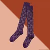 Calza di lusso Designer Uomo Donna Calzini calze di lana di alta qualità strade senior comodo modello di lettera calzino al ginocchio