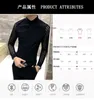 가을 망 레이스 셔츠 파티 댄스 파티 남자 Chemise homme 소셜 클럽 m -3xl 흑백