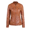 Fitaylor New Women Autumn Winter Hooded Faux Leather Jacket Slim Motorcycle Hat Detachable Plus Size 5xl Pu Leather Coat 201226