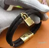 Designer Snap Bracelte modello moda gioielli donna in pelle unisex coppia bracciali