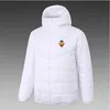 21-22 CD Castellon Мужская пуховая куртка с капюшоном зимнее спортивное пальто для отдыха на молнии Спортивная теплая толстовка на заказ с логотипом