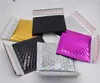 100pcs 15*13cm small Gold Aluminized Foil metallic bubble mailer shipping bubble Padded Envelopes gold gift packaging bag1