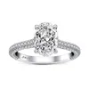 Silver Rings Jewelry Women Wedding Diamond Rings Engagement Ring