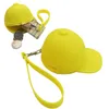 Sevimli Sikke Çantalar Karikatür Şeker Renk Cüzdan Beyzbol Şapkası Sikke Çantası Mini Şapka Anahtar Silikon Kadın Değişim El Çantası CCA3126