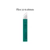 100 pièces 0.16mm vert Nano LAMINA MICRO 12/15 FLEX CHANFRADA aiguilles de Microblading pour stylo manuel Tebori Permannet 211229