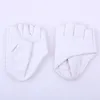 Dames Half Vinger PU Lederen Handschoenen Mannen Vingerloze Handschoen Nachtclub Performance Gloves1