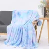 Mantas niños Tie Dye Throw manta de doble capa difusa lanudo Mantas dormitorio de alfombras de cama Sofá Cover 5 diseña el envío FWA1633 mar