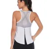 New Women Fitness Sport Camicia senza maniche Yoga Top Running GymShirt Vest Athletic Canotta Yoga Gym Wear Canotta Quick Dry T200601