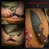 Outdoor Camping Knife Pocket Keychain Knife Kitchen Small Mini Portable Black EDC Fixed Blade Utility Knife Accessories Crafts With Sheath