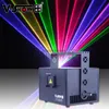 V-show USA Warehouse 3W Ny design RGB Animation Laser Light DMX Control Writing Stage Programmerbar projektor för DJ Bar Disco