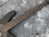 China OEM Elétrica Bonde Guitarra Bongo Metal Preto Color 5 Cordas HH Pickups Ativos Activos Eletrônicos Frete Grátis