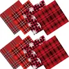 25 * 25 cm / stuks Kerst Santa Claus Gedrukt katoen naaiende stof voor patchwork handwerken DIY handgemaakte materiaal kerstversiering