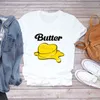 2022 Kore T Gömlek Moda Karikatür Anime En Kısa Kollu Tişörtleri KPOP Yıldız Kawaii Arkadaşlar Yaz Giysileri Kadın T-Shirt G220228