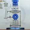 Corona narghilè bong in vetro piattaforme petrolifere riciclatore banger gancio giunto in cera dab da 18 mm