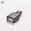 500 stks / partij USB 2.0 Een vrouw tot Micro USB B 5pin Male OTG Plugt Adapter Converter Connector voor mobiele telefoon Tablet PC Laptop