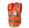 Veste de sécurité réfléchissante Construction Bike Poches de travail avec logo personnalisé SFVest PPE Equipement de protection individuelle PPE
