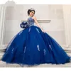 dark blue ball gowns