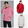 Pull polaire à manches longues et longueur plus avec fermeture à glissière latérale vêtements de sport pour hommes sweats à capuche de sport européens et américains hommes