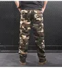 Camouflage Cargo Pants Men Multi Pocket Cotton Military Camo Pants Army Track Trousers Man Streetwear Overalls Pantalon Homme 201283e