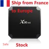 Skickas från Frankrike X96 mini android tv-box Amlogic S905W Quad Core 2G 16GB 2.4G H.265 Wifi Smart