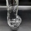 20cm Glass Bong Water Pipe Bubbler Male Penis High Quality Smoking Tool Lifelike Shape With Clear Down Stem Bowl Dab Rigs Pipes Bongs