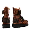 Gotische laarzen Mannen Militaire Big Size Winter Schoenen Vintage Werklaarzen Mannen 13 # 15 / 20D50