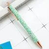 Leopard Press Ballpoint Canetas Escritório Cartoon Caneta DIY Metal Ball Ball School Student Supplies RRD13590