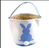 Feestelijke feestartikelen snelle Pasen mand canvas emmers gepersonaliseerde bunny cadeau tassen bunny tail draagtas 10 stijlen mix