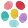 Facial Brush Silicone Cleansing Pad Pore Cleansing Pad Acne Removal Facial Brush Baby Shower Tool Brush Random Colors
