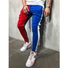 SITEWEIE Hommes Personnalité Pantalon de survêtement à panneaux Hip Hop Pantalons décontractés Joggers Sportswear Survêtement Bas Skinny Sweat Pantalon L449 201109