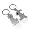المعادن لطيف الكلب القط نموذج المفاتيح تذكارية سيارة مفتاح سلسلة الإعلان هدية سلسلة المفاتيح الحيوانات الأليفة حلقة النصب التذكارية WB3389