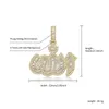 Nieuwe Aangekomen HIP HOP Hanger Hoge Kwaliteit Iced Out Charm Hanger Met 4mm Tennis Chain Sieraden Voor Gift296K