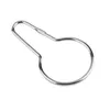 Altre forniture per servizi igienici da bagno 1000 pezzi Nuovo acciaio inossidabile cromato Doccia Bagno Anelli per tende da bagno Clip Easy Glide Hooks SN4409