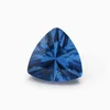 50 sztuk 3x3 ~ 12x12mm bilion kształt luźne niebieski kolor syntetyczny kamień do biżuterii DIY Gems Stone 109 #