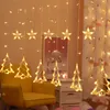 Spina EUUS Albero di Natale Cervo Sika LED Luci per tende fata LED impermeabili Ghirlande di Natale per la decorazione della festa di Natale di nozze 201203