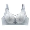 Novos Produtos Underwear sem anéis de aço, fino, seios grandes, recolhimento pequeno, ajustável, tamanho grande Bra lj200821