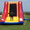 Hook and Loop Wall Commercial PVC Inflatable Jumping Bounce House Human Sticky Wall and Suit Outdoor Events with Blower