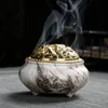 Metal Caps Ceramics Censer Handicraft Fragrance Lamps Fashion Universal Indoor Room Incense Burner Eco Friendly Sell Well 5wl J1