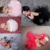New Flower Newborn Baby Tutu Skirt and Matching Headband Set Fluffy Baby Girl Tutu Skirt Photography Props Shower Gift1