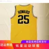 Cosido personalizado Nca Michigan 25 Ink Million. Howard Yellow Jersey Bordado Baloncesto mujeres jóvenes para hombre camisetas de baloncesto XS-6XL NCAA