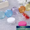 Portátil de plástico caixa de armazenamento cosméticos com parafuso de ajuste Tampas de Viagem Cosmetic garrafa Eyeshadow prego Caso polonês para Transparente