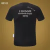Plein Bear T Shirt Mens Designer Tshirts Märke Kläder Rhinestone Skull T-shirts Klassisk Hip Hop Streetwear Tshirt Casual Top Tees Hög kvalitet PB 11387