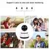 Caméra de Surveillance IP Wifi HD 720P, Vision nocturne, Audio bidirectionnel, vidéo sans fil, vidéosurveillance, moniteur pour bébé, système de sécurité à domicile