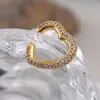 Clip d'oreille sur boucles d'oreilles manchette coeur coeur CZ couleur or boucle d'oreille plein cristal oreille manchette bijoux Aretes boucle d'oreille Non percée