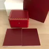 Various watches Box Collector Luxury Quality High End Wooden For Brochure Card Tag File Bag Men Watch Red Boxes Gift227G