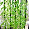 Simulation à chaud Simulation Willow Leaf Roard Plantes artificielles Green Garland Plantes Vine Fake Foliage Home Decoration